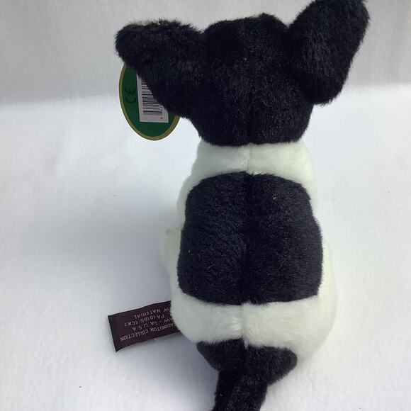 Bearington Collection Boston Terrier French Bulldog Realistic Plush Dog Toy NWT - Picture 3 of 7